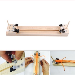 [ราคาพิเศษ] เครื่องมือสายรัดข้อมือสร้อยข้อมือสายรัดข้อมือไม้ Paracord Jig Diy