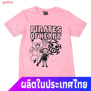 gothic ร์ตูนพิมพ์ฤดูร้อน ย์เสื้อยืด Pink One Piece T-shirt No. 274 (เสื้อยืดวันพีซ สีชมพู No.274) One Piece สไตล์แฟ_19