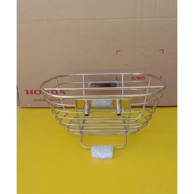 APK73LJ61000TBตะกร้าหน้าสแตลเลสแท้HONDA WAVE125I รุ่นไฟหน้าLED รุ่นปี2018-2023,จำนวน1ใบ ไม่รวมขายึด 