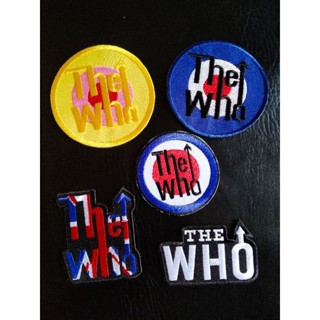 THE WHO ตัวรีดติดเสื้อ อาร์มติดเสื้อ งานปัก งานdiy วงดนตรี มี5แบบ