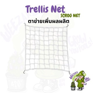 [พร้อมส่ง] Scrog Net ตาข่ายปลูกต้นไม้ ตาข่ายปลูกพืช ตาข่ายพืชสมุนไพร Trellis net