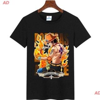 เสื้อยืดแขนสั้น AD เสื้อยืดยอดนิยม Anime Hoodie!baju T Shirt Lelaki!  One Piece Luffy เสื้อ one piece_09