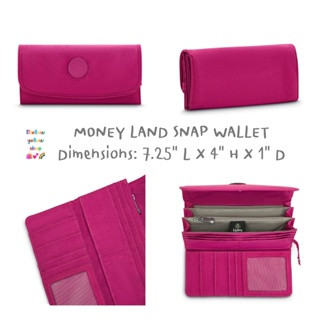 Kipling Money Land Snap Wallet