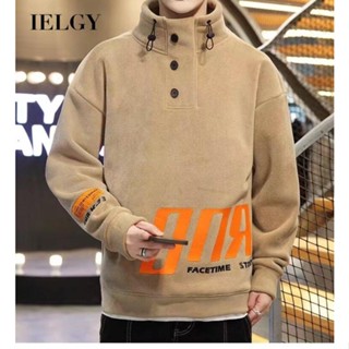 Ielgy เสื้อกันหนาว คอเต่า ทรงหลวม สไตล์ญี่ปุ่น เข้ากับทุกการแต่งกาย สําหรับผู้ชาย