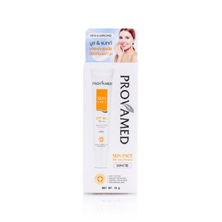 Provamed Sun Face(White)15Ml.  
โปรวาเมด ซันเฟส สีขาว 15มล.