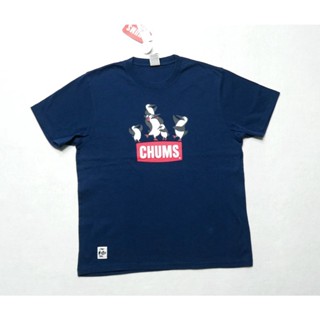 Chums/qiaqia Bird ใหม่ เสื้อเชิ้ตลําลอง แขนสั้น คอกลม พิมพ์ลายโลโก้ แฟชั่นฤดูร้อน สําหรับผู้ชาย