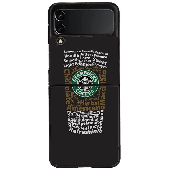 เคส Samsung Galaxy Z Flip 3 Z Flip 4 Z Fold 4 Z Fold 3 Starbucks Coffee D104