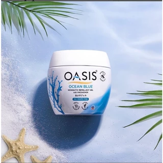 โอเอซิส เจลหอมปรับอากาศ สูตรไล่ยุง กลิ่น โอเชี่ยน บลู 180 กรัม OASIS MOSQUITO REPELLENT GEL OCEAN BLUE 180g