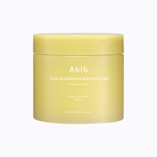 [Abib] Yuja Probiotics Blemish Pad Vitalizing Touch 140ml/60pads