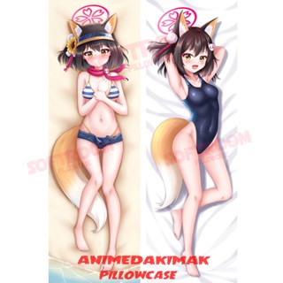 Izuna Blue Archive Dakimakura ปลอกหมอนอิงโซฟา แบบนิ่ม ลายอนิเมะญี่ปุ่น Otaku ขนาด 50x160 ซม. DK4000