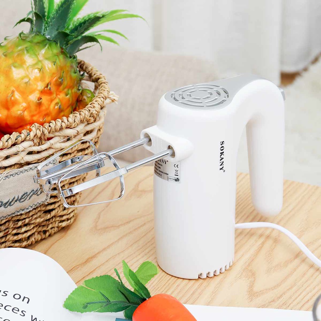 500W&180W Power Electric Food Mixer Hand Blender 5 Speeds Dough Blender