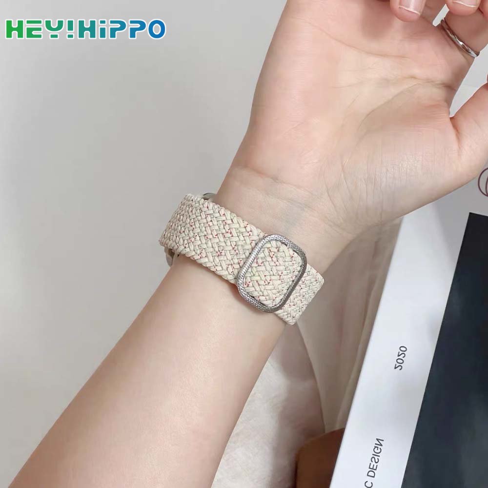ใหม่ สายนาฬิกาข้อมือไนล่อน ปรับได้ สีรุ้ง สําหรับ Smart Watch Series 8 7 6 SE 5 4 iwatch 45 44 42 41 40 38 มม.