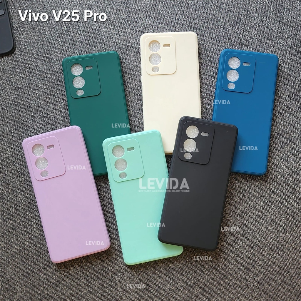 Vivo V25 Pro Vivo V25E Vivo V25 5G Macaron Square Softcase Candy Macaron / Case Square Edge Vivo V25