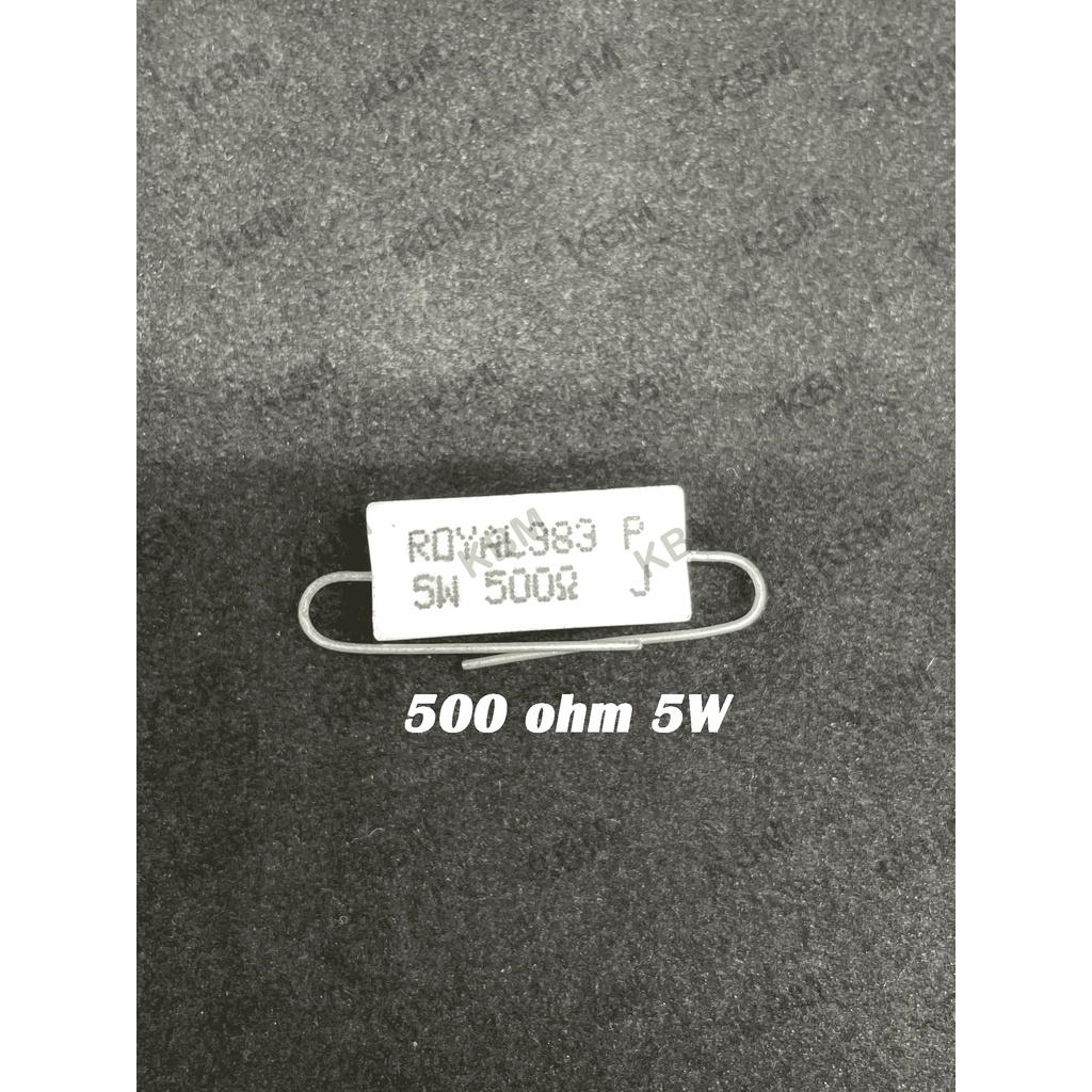 Resistor ตัวต้านทาน 500ohm 0.25W 0.5W 1W  2W 5W 0.1% 1% 5% - รูปที่ 4