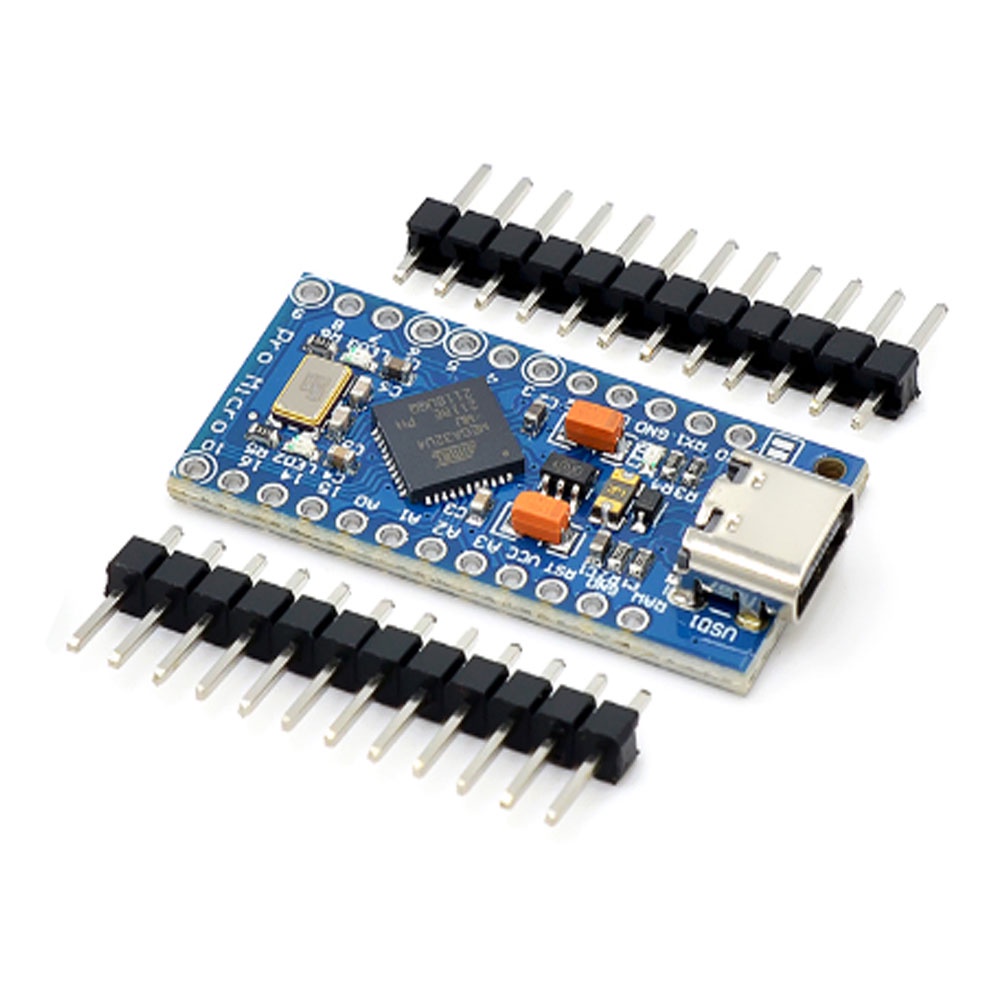 Micro บอร์ดโมดูลควบคุมไมโคร USB ATMEGA32U4 5V 16MHz สําหรับ Arduino ATMEGA32U4-AU MU Pro Mini