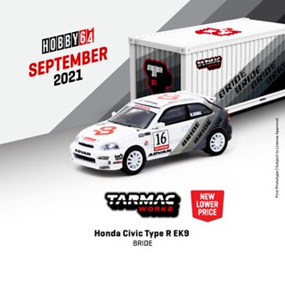 Tarmac Works 1/64 HOBBY64 Honda Civic Type R EK9 BRIDE