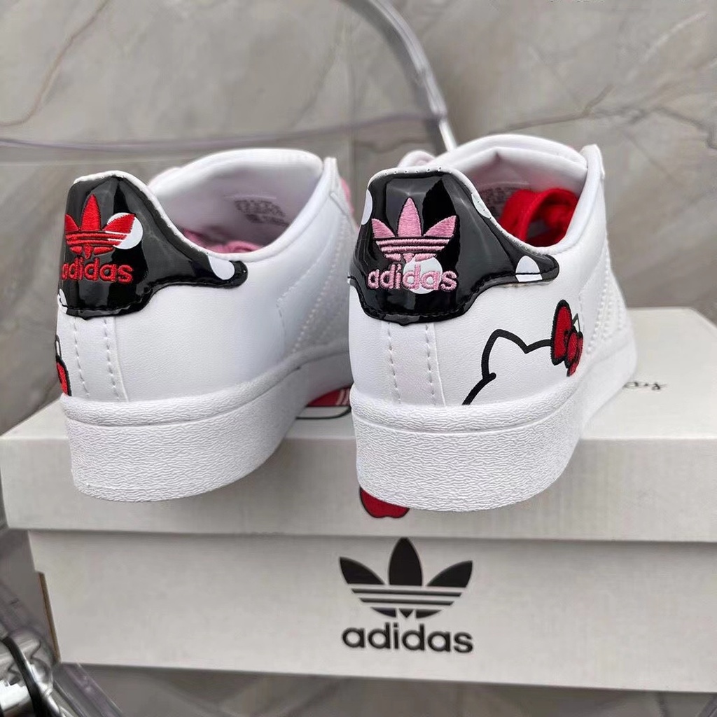 Adidas Superstar Hello Kitty GW7168 สินค้าลิขสิทธิ์แท้ Adidas รองเท้าลำลอง