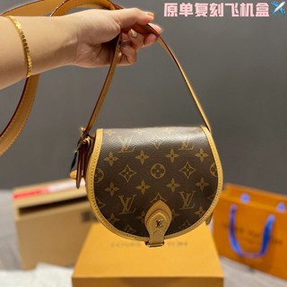 Lv (พร้อมกล่อง) M44860 Tambourin กระเป๋าสะพายไหล่ ลายดอกไม้ สําหรับผู้หญิง