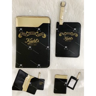kiehl passport holder + luggage tag set แท้