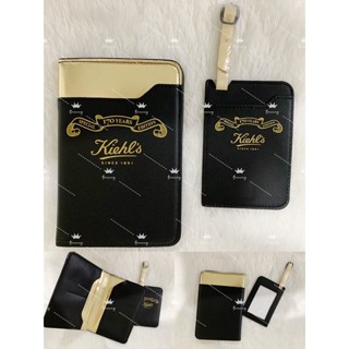 kiehl passport holder + luggage tag set แท้