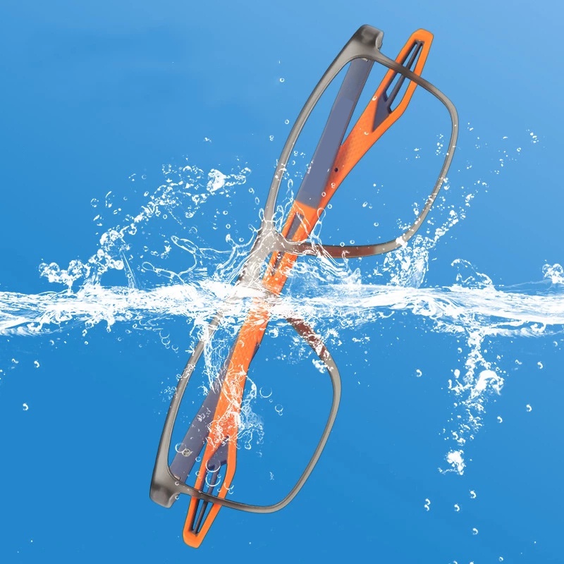 Fncxge เลนส์เปลี่ยนสี แว่นตาสั้น 0.0 ถึง - 6.0 ป้องกันรังสีอัลตราไวโอเลต เลนส์ถอดออกได้ สําหรับผู้ชาย และผู้หญิง แว่นตาสายตาสั้น อัตโนมัติ ป้องกันแสงสีฟ้า - รูปที่ 2