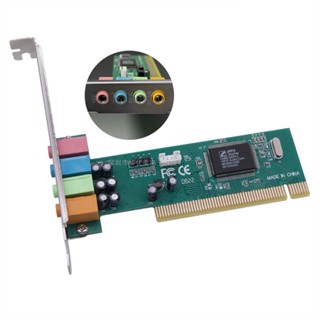 Sound Card Pci 4.1 การ์ดเสียงสำหรับคอมพิวเตอร์