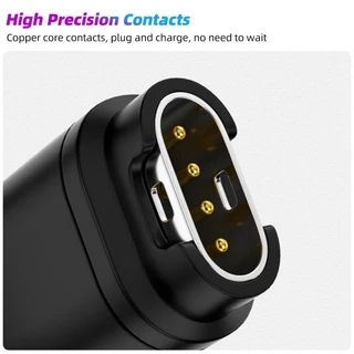 Ankndo อะแดปเตอร์แปลงที่ชาร์จนาฬิกา Micro USB Type C IOS ตัวเมีย 4pin สําหรับ Garmin Fenix 7 7x 5s 6 6X 6S PRO