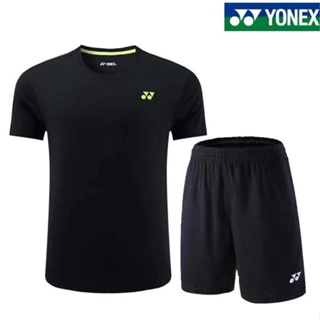 Yonex ใหม่ เสื้อแบดมินตัน แขนสั้น ดูดซับเหงื่อ แห้งเร็ว ระบายอากาศ สําหรับผู้ชาย และผู้หญิง 3687