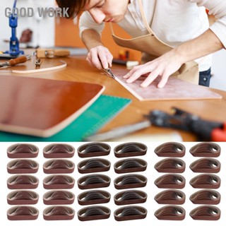 Good Work 30PCS Sanding Belt Aluminum Oxide 80 240 800 Grit 30 X 330mm Sander Paper for Grinding