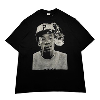 เสื้อยืด ลาย Ruthless SOECITY OVERSIZE "WIZ KHALIFA" สีดํา