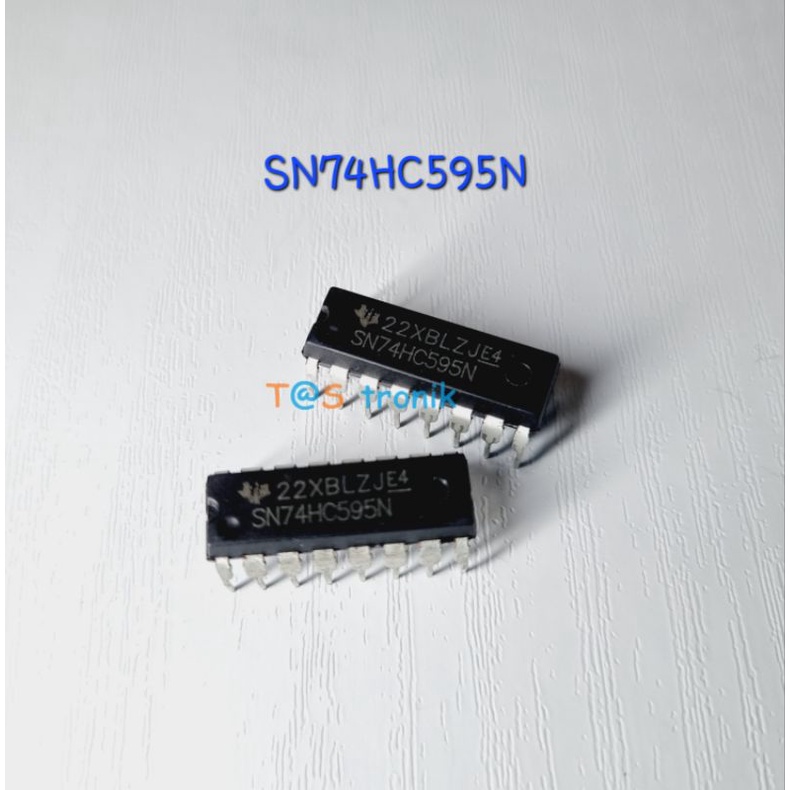 IC 74HC595 ic การเปลี่ยนลงทะเบียน 8bit 74HC 595 74 HC595