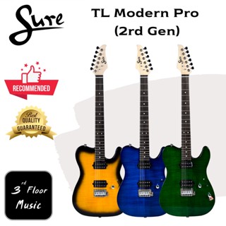 Sure TL Modern Pro (2rd Gen) Electric Guitar กีต้าร์ไฟฟ้า ทรง Tele Modern Pickup HH 22 เฟรต แถมฟรี ปิ๊ก กีตาร์ กระเป๋า