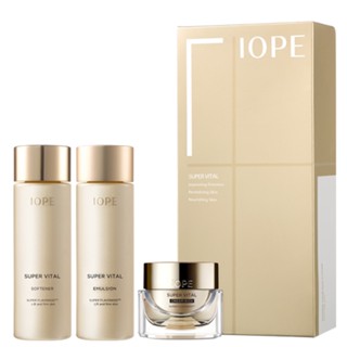 Iope Super Vital Signature Set = Super Vital Softener 80 มล. + Super Vital Emulsion 80 มล. + Super Vital Cream Rich 25 มล.