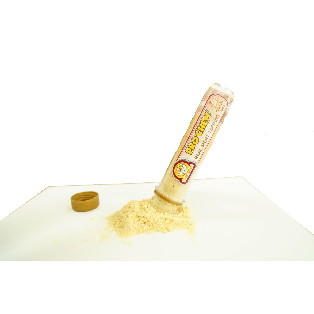 โปวชิว ผงโรยอาหารจากเนื้อสัตว์แท้ๆ ปลอดภัยไม่ปรุงรส สำหรับสัตวเลี้ยง PROCHEW Real Meat Topping  for Pets - รูปที่ 5