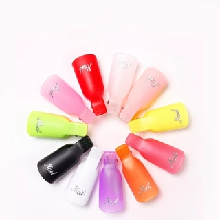 อุปกรณ์ตัวหนีบล้างเล็บเจล ล้างสีเจล 10 นิ้ว 11 สีสวยๆผลิตจากพลาสติกเกรดดีนิ่ม ไม่เจ็บ 🌈พร้อมส่งในไทย 🌈