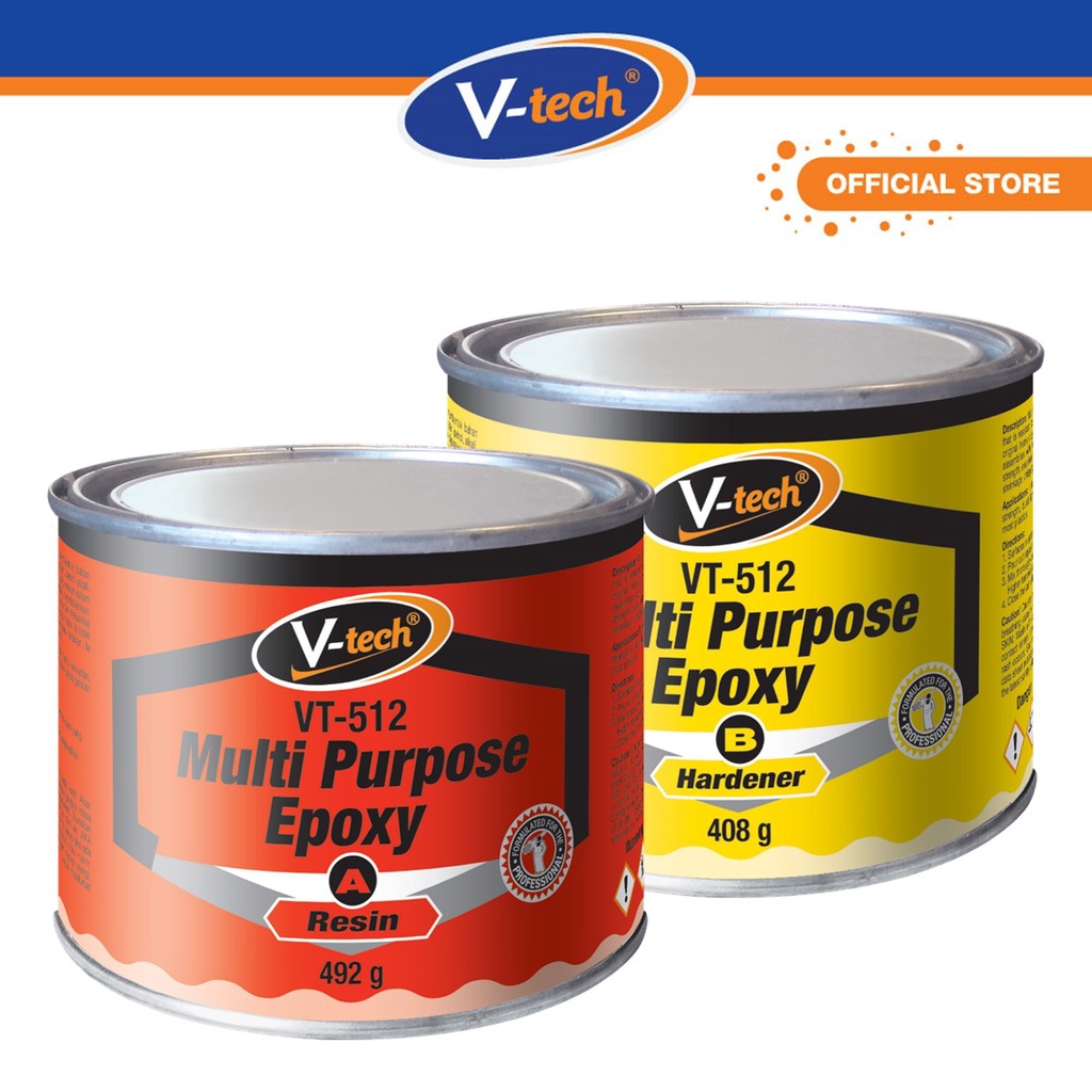 V-tech VT-512 อีพ็อกซี่อเนกประสงค์ (สีเหลือง)(900g)