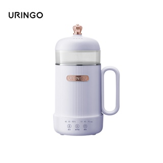 Uringo กาต้มน้ําไฟฟ้า อเนกประสงค์ ขนาดเล็ก 600 มล. แบบพกพา พร้อมหม้อนึ่ง สําหรับครัวเรือน และสํานักงาน