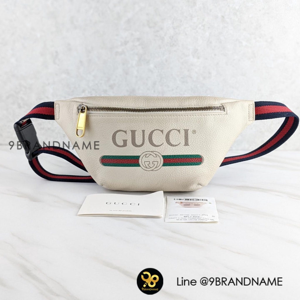 Gucci  Belt Bag คาดอก สายน้ำเงินแดง มือ2สภาพดี