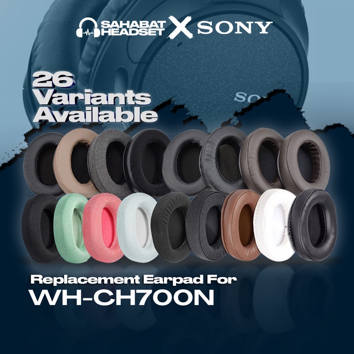 แผ่นรองหูฟัง Earpad Earcup Sony WH-CH700N WH CH700N CH 700N โฟมโฟม