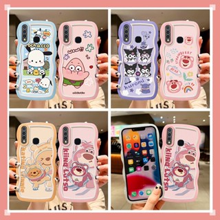 【Fashion】เคสวีโว่y19 เคส vivo y19 เคสโทรศัพท์มือถือ แบบใส ลายการ์ตูนคลื่นใหญ่น่ารัก สําหรับ vivo y19