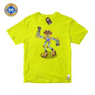 เสื้อยืด ผ้าฝ้าย พิมพ์ลาย My SINGING MONSTER UNISEX สําหรับเด็ก (ฟรีชื่อ)