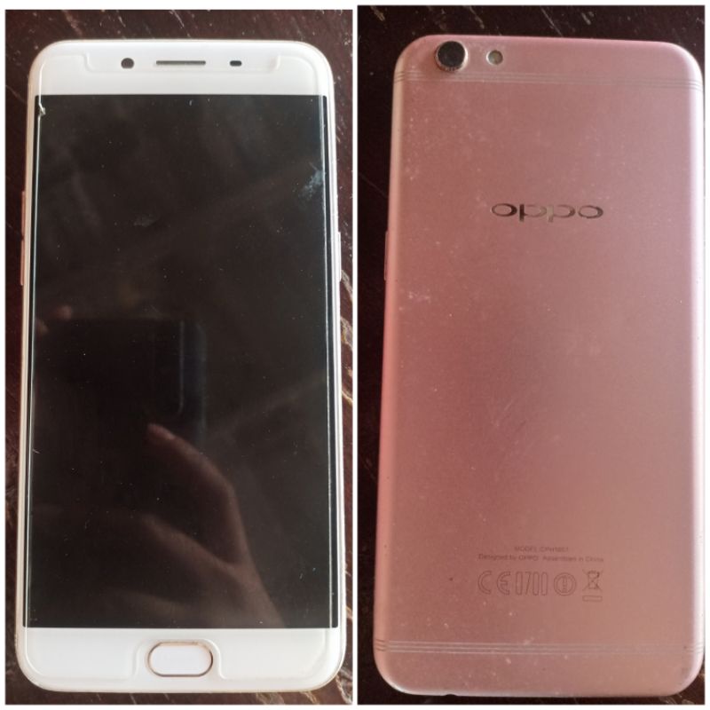 โทรศัพท์มือถือ oppo r9s สีชมพูมือสอง