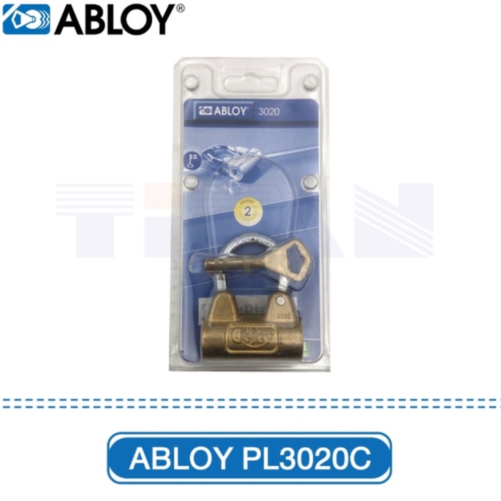 กุญแจล็อคคุณภาพสูง (แอ็ปบลอย) Abloy รุ่น PL3020C Padlock DPP