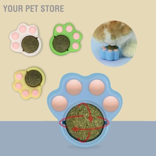 BYour Pet Store ลูกบอลทําความสะอาดฟันแมว หมุนได้ 360 องศา 4 ชิ้น