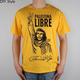 [COD] เสื้อยืดผ้าฝ้าย 100% พิมพ์ลาย Liberation Of Palestinian Che Guevara ทรงโอเวอร์ไซซ์ ไซซ์ XS-6XL สํ