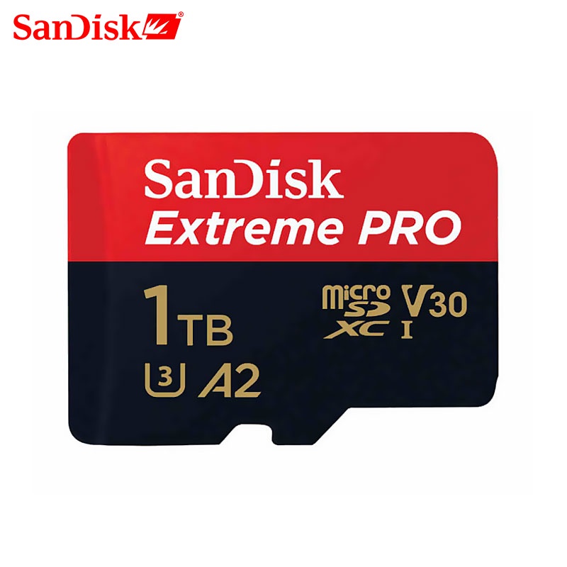 Sandisk Extreme Pro การ์ดหน่วยความจํา micro sd 64GB 128GB 1TB 512G class 10 cartao de memoria U3 A2 V30 1 TB tf สําหรับ gopro
