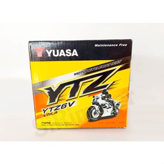 แบตเตอรี่แห้ง YUASA YTZ6V Grandfirano / FIORE / FILANO / PCX , CBR150 , CLICK125i (12V 5.3AH)