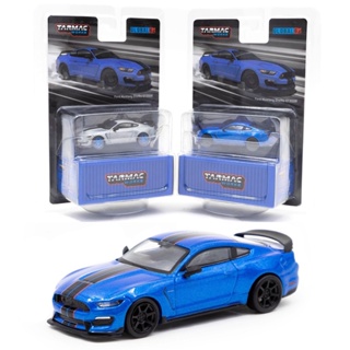 FORD MUSTANG SHELBY GT350R BLUE METALLIC 1:64 (TARMAC WORKS)แพ็คคู่ตัวพิเศษ