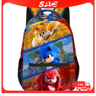 พร้อมส่ง กระเป๋าเป้สะพายหลัง SONIC SONIC สําหรับเด็กนักเรียนประถม