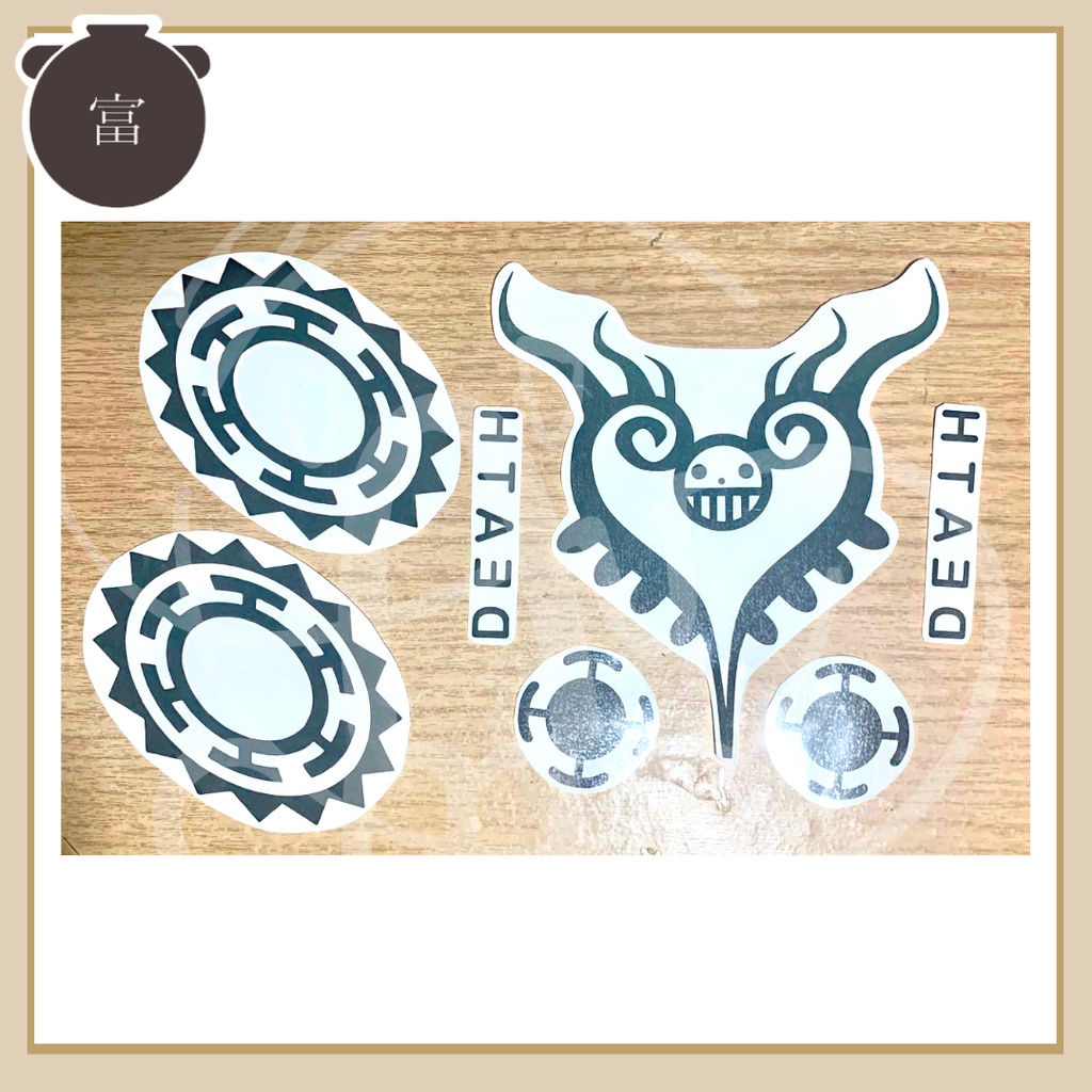 พร้อมส่ง   tattoo แทททู one piece วันพีซ Trafalgar D. Water Law ทราฟัลการ์ ดี. วอเตอร์ ลอว์ ราคา ถูกที่สุด ดีลบีเคเค แกลเลอรีภาพที่ 2